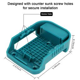Suporte de Bateria Camason para Makita e Bosch, Estojo para Dispositivos de Fixação, Acessórios para Ferramentas Elétricas, 18V - Image 5