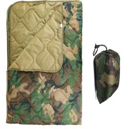 Acampamento Camuflagem Dormir Colchão Portátil Camping Quilt, Cobertor Quente De Piquenique Esteira De Viagem Ultraleve, Acessórios De Viagem - Image 1