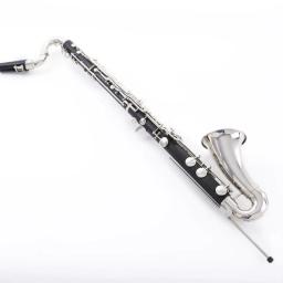 Saxofone Baixo de Alta Qualidade, Bb Instrumento Musical, Baquelite, Livre de Frete - Image 1