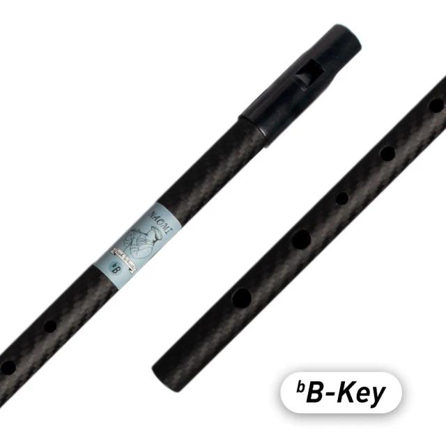 Flauta Avançada de Fibra de Carbono com Chaves C, D, BB e B, Apito Irlandês, Cortiça e Acessórios para Sopros