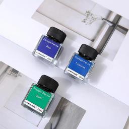 Caneta de caligrafia tinta 10 cores dip caligrafia caneta tintas caligrafista garrafa de tinta desenho escrita arte tinta para estudantes professores - Image 2
