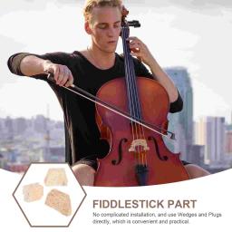 Cunhas De Cordas De Madeira Para Violino, Arco, Instrumento De Cortiça, Plugs Fidless, Acessórios Profissionais, Peças De Sapo - Image 6