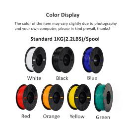 Kingroon-3D Filamento de Impressora, TPU, 1kg, 1,75mm, Macio, Flexível, Material de Impressão, Alta Resiliência, Plástico TPU, Peso Líquido - Image 5