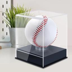 Caixa de bolas acrílicas transparente quadrada, caixa de exibição de beisebol, bola de tênis de golfe - Image 2