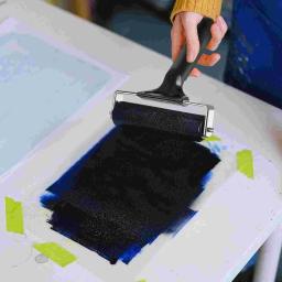 Rolo Brayer para pintura a tinta, ferramentas de óleo, artesanato de borracha, diamante desenho rolos, ferramenta de impressão, 3 pcs - Image 3
