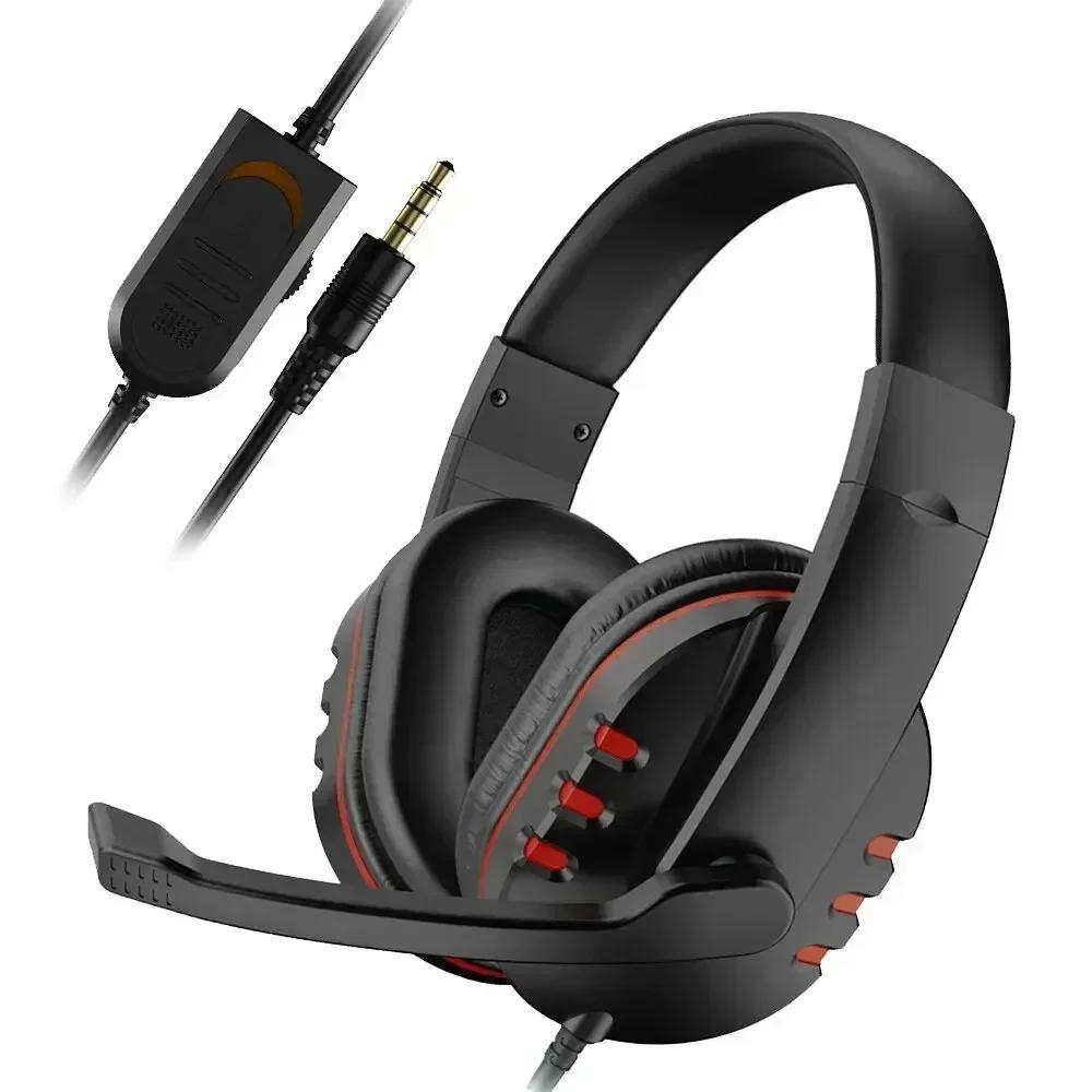 Nova atualização com fio fone de ouvido gamer com microfone cancelamento ruído fones para computador portátil ps4 ps5 nintendo tablet - Image 1