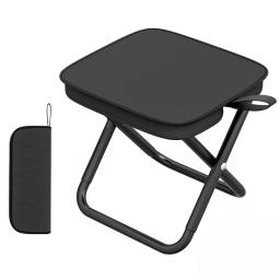 Cadeira de acampamento dobrável portátil com saco com zíper, assento Slacker ao ar livre para churrasco, pesca, jardim, praia - Image 1