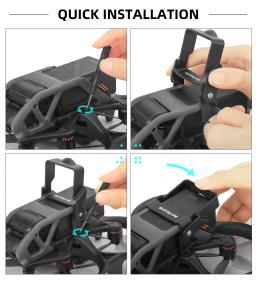 Fivela de bateria para Avata Drone, Anti-Loose Fixer Holder, Dobrável Bateria Safety Protection Cover, DJI Avata Acessórios - Image 6