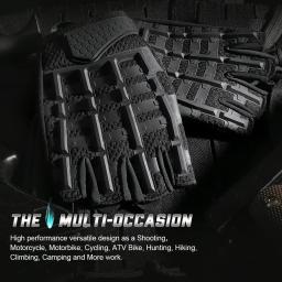 Luvas meio dedo táticas, luvas sem dedos, esportes ao ar livre, combate, caça, tiro, paintball, airsoft, trabalho de bicicleta, antiderrapante - Image 4