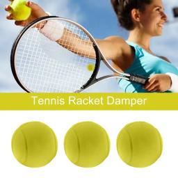 Silicone Tennis Racket Damper, Absorvente Anti-Vibração, Malha Chocante, Tensor, Agitando Amortecedor, Iniciante - Image 2