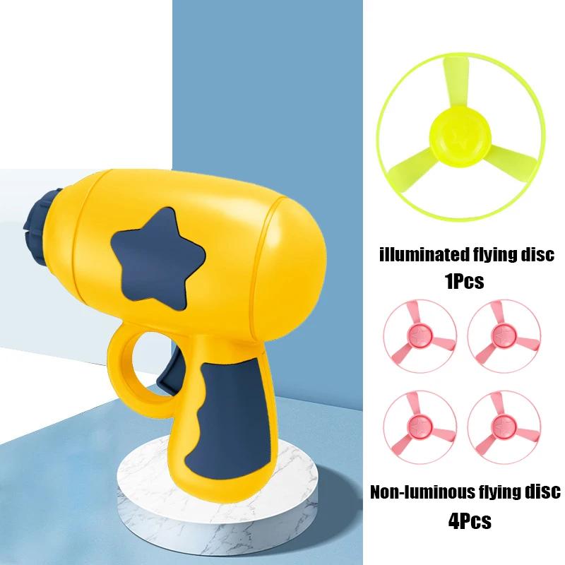 Brinquedo Teaser Training Interativo para Gato, Discos Voadores Rotativos, Suprimentos para Animais, Lançamento, Brinquedos Light-up Voadores, Acessórios Engraçados - Image 1