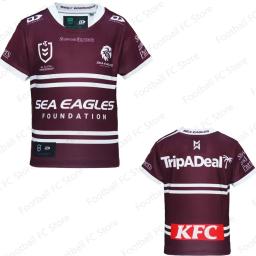 Camisola de treino australiana NRL Manly Warrior, colete Sea Eagles, camisola de rugby, uniforme adulto e infantil, nova chegada, verão, 2024 - Image 1
