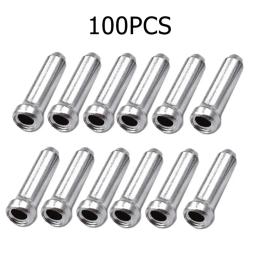 Sliders de freio de bicicleta, pontos de cabo para linha de freio de alumínio, corrente dianteira, shifter dentro do fio, ponta frisada, acessório de bicicleta mtb - Image 1