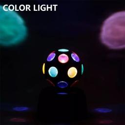 Plástico palco holofotes para festa, discoteca bola, lâmpada efeito mágico, presente criativo, novo - Image 2