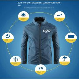 Casaco impermeável e impermeável para ciclismo masculino, MTB, Moto, Poc, bicicleta, manga comprida, corta-vento anti-UV, mountain bike, casaco de vento, verão, 2022 - Image 5