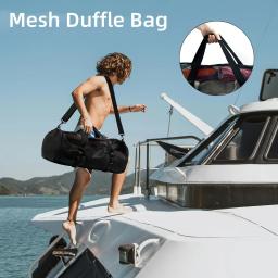 Saco De Duffle De Malha Grande Para Mergulho, Equipamento De Snorkel Melhores Esportes Aquáticos E Atividades De Praia, Natação, Mergulho, Snorkeling - Image 1