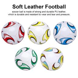 Bola de futebol de couro PU para adultos, bolas de futebol profissionais, ao ar livre, portáteis, treinamento, esportes, jogos de equipe para meninos, tamanho 4, 5 - Image 5