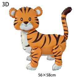 Selva animal balões gigante animal standable folha balão leão tigre girafa elefante chá de bebê selva safari fontes de festa - Image 5