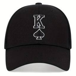 Boné de beisebol masculino e feminino, chapéu snapback chapéu de sol, boné esportivo, rei de póquer, chapéu hip hop cabido, primavera, outono - Image 6