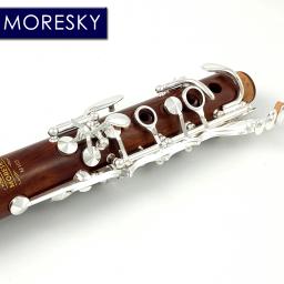 MORESKY-Bb Clarinete Rosewood com teclas prateadas, Mopane Klarnet, M103 - Image 3
