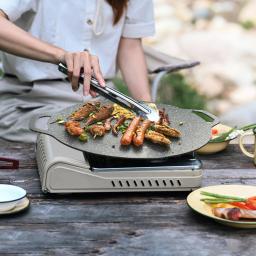 Panelas antiaderentes para acampamento ao ar livre, Frigideira a óleo, Bakeware de cozinha multiuso, Ferramentas domésticas - Image 4