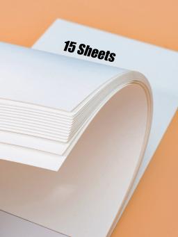Almofada de Papel Aquarela Profissional, em Branco Pintados à Mão Guache Sketchbook, Artista Estudante Arte Suprimentos, 15 Folhas, 300g - Image 5