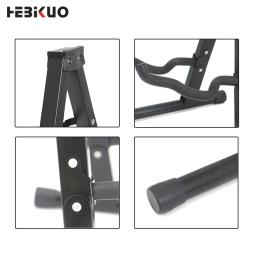 Hebikuo-Suporte portátil e dobrável para guitarra elétrica j-40e, cor preta, para instrumentos acústicos, musicais, exibição universal - Image 4