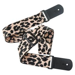 Cinto de ombro ajustável Nylon guitarra elétrica, Jacquard Instrument Acessórios, Bass Band, Estilo Leopard - Image 2