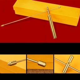 Varas radiestesia cobre, varas portáteis cobre, ferramentas adivinhação para detecção objetos subterrâneos - Image 2
