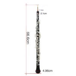 SEASOUND-Professional baquelite corpo oboé e clarinete caso, chaves oboé lona JYCL307, prata madeira 17, níquel preto, prata - Image 2