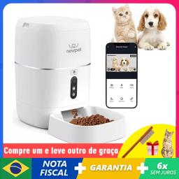 Alimentador automático para animais de estimação tuya versão wifi automático acessórios dispensador de alimentos para cães de controle inteligente alimentador para gatos cão seco alimentação - Image 1