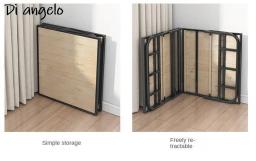 Cama dobrável portátil para adultos, soneca dobrável, cama de escolta retrátil, mobília doméstica simples, instalação gratuita - Image 6