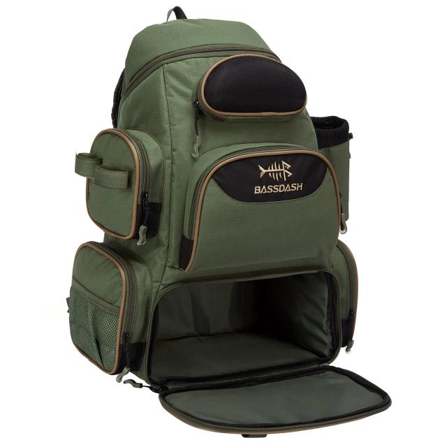 Bassdash Mochila Tática de Pesca Leve Multifuncional
