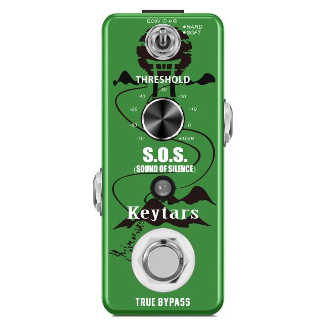 Keytars: Pedal de Efeito Noise Gate para Guitarra Elétrica e Baixo com Ture Bypass - Alta Qualidade e Melhor Preço para Som Cristalino