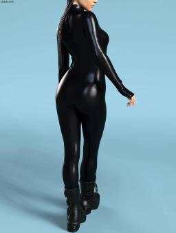 Macacão Sexy Unisex, Cosplay Punk Halloween, Zentai Suit, Festa, Bodysuit preto, Catsuit boate, Ternos Rave, Roupa de ciclismo - Image 4