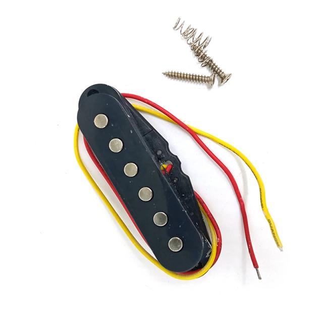 Kit de Substituição de Captadores Alnico para Guitarra Elétrica com Single-Coil para Ponte e Pescoço - Acessórios de Reparo de Instrumentos