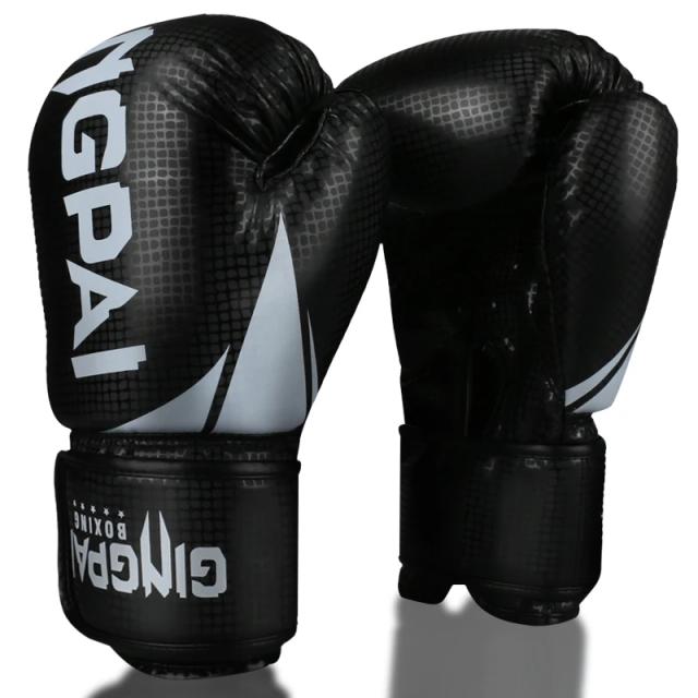 Luvas de Boxe de Couro PU para Adultos e Crianças - Ideais para Muay Thai, MMA e Treinos com Saco de Pancadas, Disponíveis em 8 oz, 10 oz e 12 oz