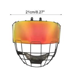Gaiola para capacete de hóquei, máscara profissional para mulheres e homens, aumenta a visibilidade e protege seus olhos, viseira de hóquei, máscara facial - Image 6