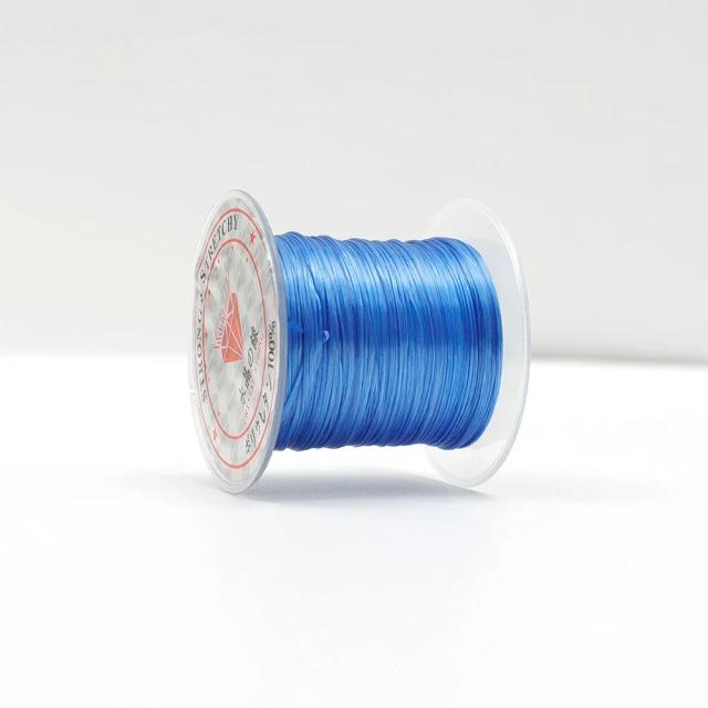 Cabo Elástico de 100/200m para Artesanato: Fio de Estiramento para Jóias DIY com Miçangas e Contas de Semente