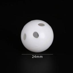 Sino plástico redondo para animal de estimação, bola oca com dupla camada, brinquedo para hamster, gato e cachorro, 10pcs - Image 6
