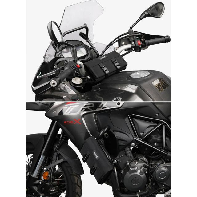 Abxy rinowalk bolsa de rolo de ferramentas para motocicleta, alforjes portáteis para motor, bolsa de armazenamento de ferramentas laterais, bolsa para reparo de viagem ao ar livre, trabalho também