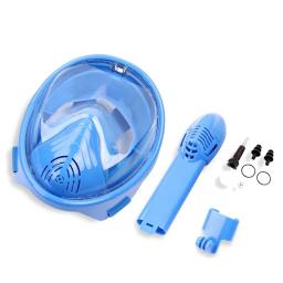 Máscara de mergulho infantil, equipamento de natação infantil, óculos de esqui, rosto inteiro, natação e snorkel, 4 a 11 anos - Image 6