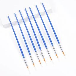 Pincéis de pintura plana para pintura, adereços essenciais, pincel pequeno, volume de arte, pintura detalhe, 50 pcs - Image 5