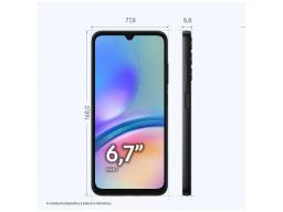 Smartphone Samsung Galaxy A05s 6,7" 128GB Preto 6GB RAM  Câm. Tripla 50MP + Selfie 8MP Bateria 5000mAh Dual Chip - Image 6