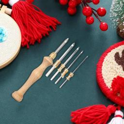 Kit de caneta mágica para bordado, agulha de perfuração, ferramenta de gancho, conjunto completo de canetas de bordado para costura, enfeite de artesanato diy - Image 3