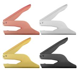 Embossing Stamp Handle Alicate de aço inoxidável Acessórios para máquinas de gravação Ferramentas de impressora de papel 2 tamanhos 4 cores - Image 3