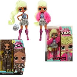 Lol surpresa boneca irmã mais velha omg miss diva legal elegante cabeleireiro boneca mágica conjunto de beleza contém 20 brinquedos surpresa para meninas - Image 1