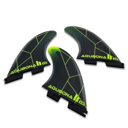 Conjunto de aletas de propulsor de prancha de surf, 3 aletas para estilo fc2, caixa de aleta reforçada com fibra de vidro, alto desempenho, tamanho l com chave de aleta e parafusos - Image 2