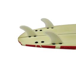 Quilha de surf, quilhas de duas cavidades, tamanho s, em fibra de vidro, cor branca - Image 1