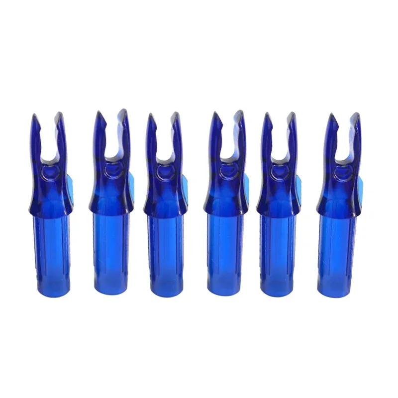 Tiro com arco Seta Nock para ID, Carbon Fiberglass Shaft, Seta Cauda, Caça, Acessórios de Tiro, 6.2mm, OD 7.6mm, 50PCs - Image 1